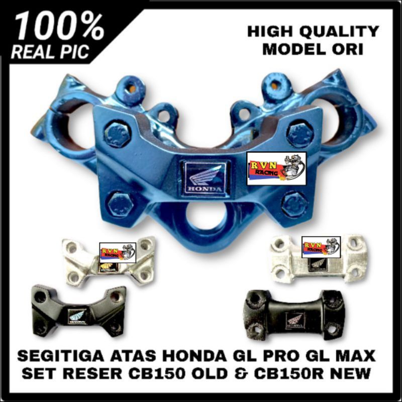 แฮนด์บาร์ ทรงสามเหลี่ยม คุณภาพสูง สําหรับ HONDA GL PRO GL MAX SET RAISER CB150R CB150