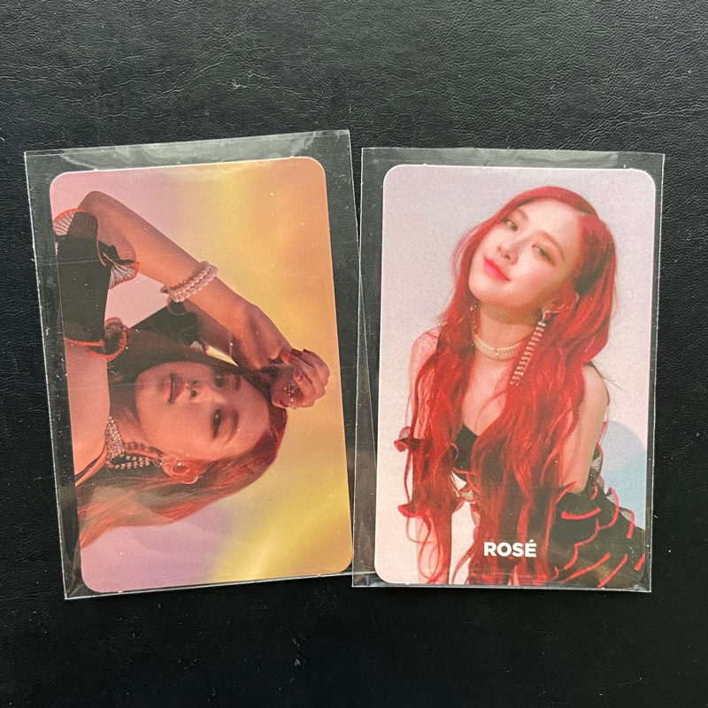 BLACKPINK ROSE PHOTOCARD SQUARE UP KPOP PC DDU-DU อย่างเป็นทางการ