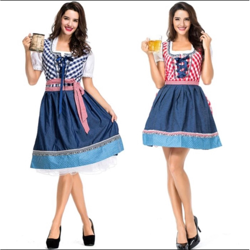 โจโจ้คิดส์ | W-2843 | บาวาเรีย เยอรมนี ผู้หญิง ผู้ใหญ่ octoberfest เครื่องแต่งกาย คอสเพลย์ ฮาโลวีน |
