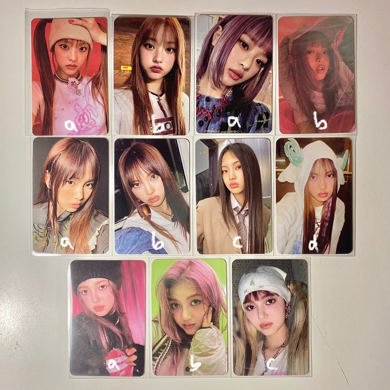 Photocard New Jeans OMG Weverse Message Card Hanni Haerin Daniel Hyein