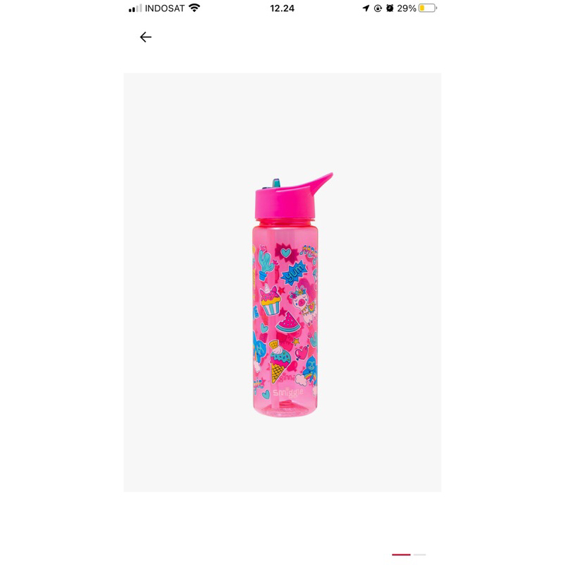 SMIGGLE - ขวดดื่ม สีชมพู LLAMA
