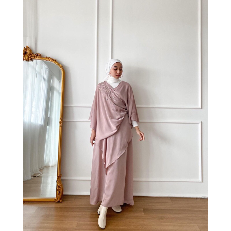 Hw - Raya Collection - R31 - Halwah Dress - เลื่อม Kaftan Gamis Eid Dress Eid Dress