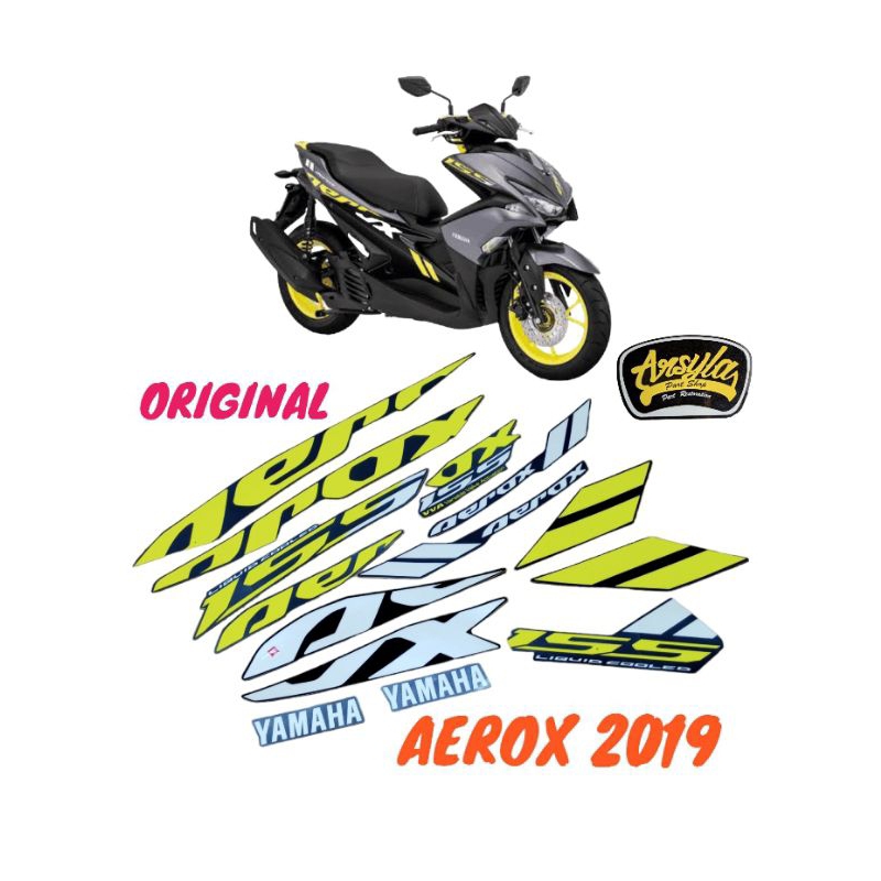 สติ๊กเกอร์ Striping สติ๊กเกอร์ lospak สติ๊กเกอร์ Yamaha aerox AEROX 2019