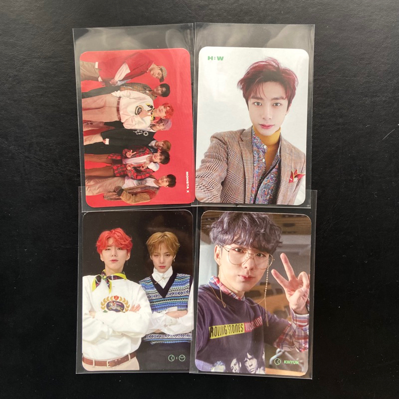MONSTA X โฟโต้การ์ดเชื่อมต่อ DEJAVU HYUNGWON KIHYUN MINYUK GROUP KPOP PC