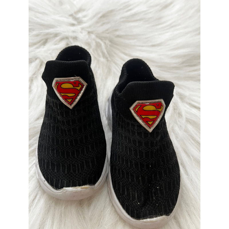 รองเท้าเด็กทารก Superman ไซส์ 22 รองเท้าเด็ก