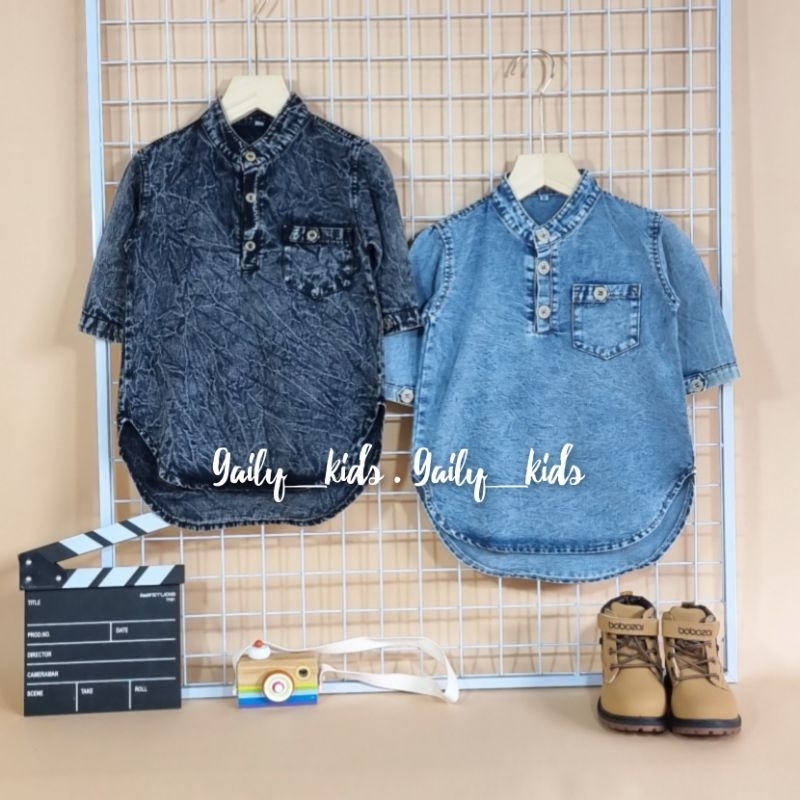 KAMEJA Koko Jeans สําหรับเด็ก 1-9 ปี / Koko Jeans Shirt for Children