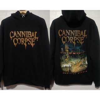 เสื้อกันหนาว มีฮู้ด พรีเมี่ยม ลาย CANNIBAL CORPSE - A SKELETAL DOMAIN