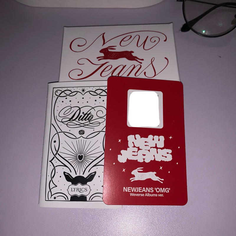 (อ่านคําอธิบาย) อัลบั้มเฉพาะ NEWJEANS WEVERSE ALBUM VER OMG DITTO
