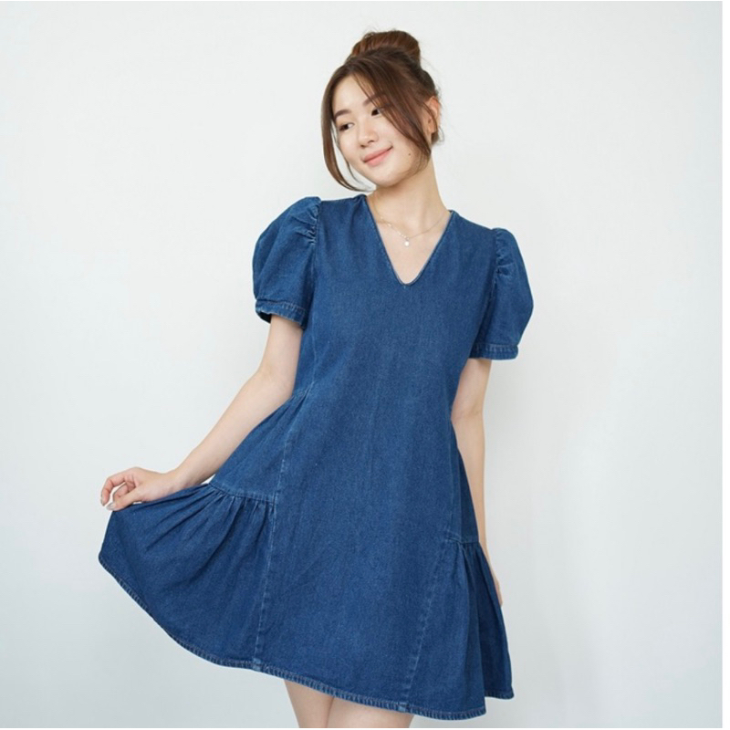 [Preloved] La_Franc NARA JEANS ใน Old Blue Denim