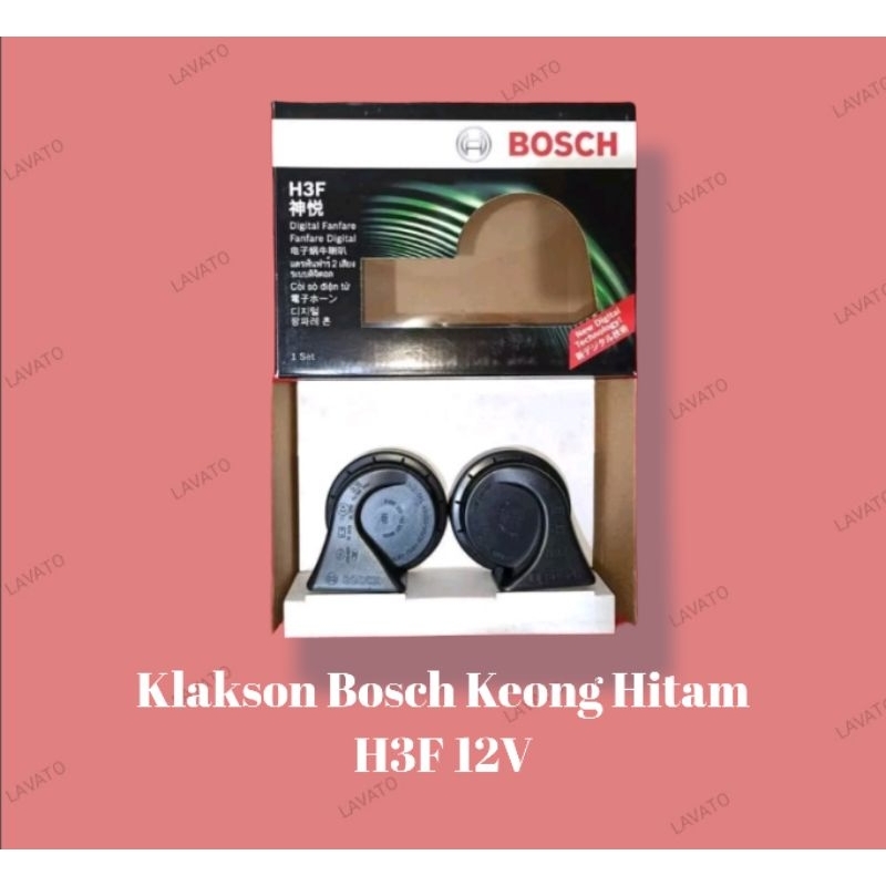 Bosch Black Snail Horn H3F