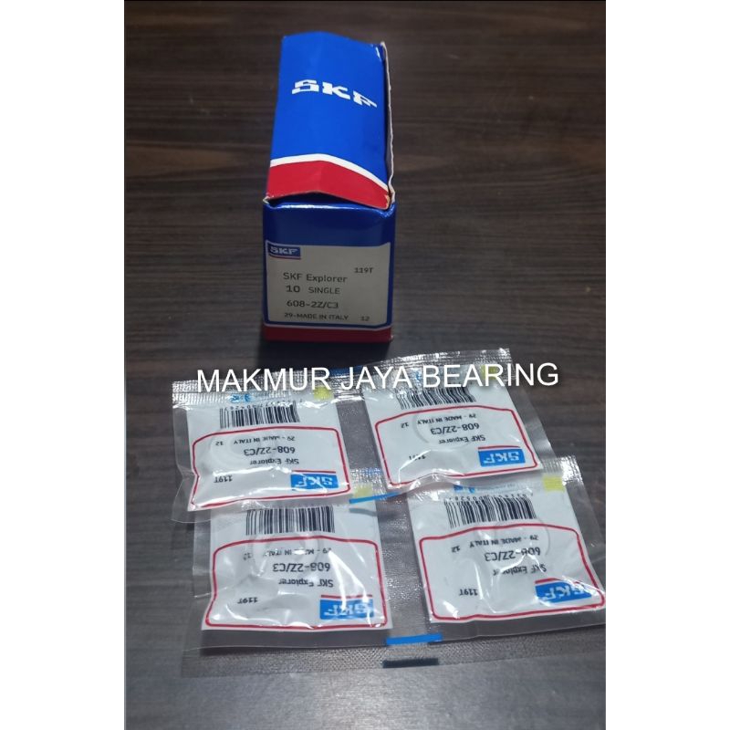 BEARING 608 2Z/C3 SKF อิตาลี ORIGINAL