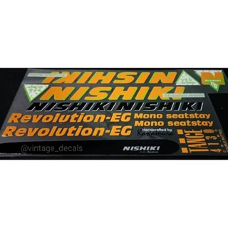 สติกเกอร์ ลาย NISHIKI REVOLUTION EG สําหรับติดตกแต่งรถจักรยาน