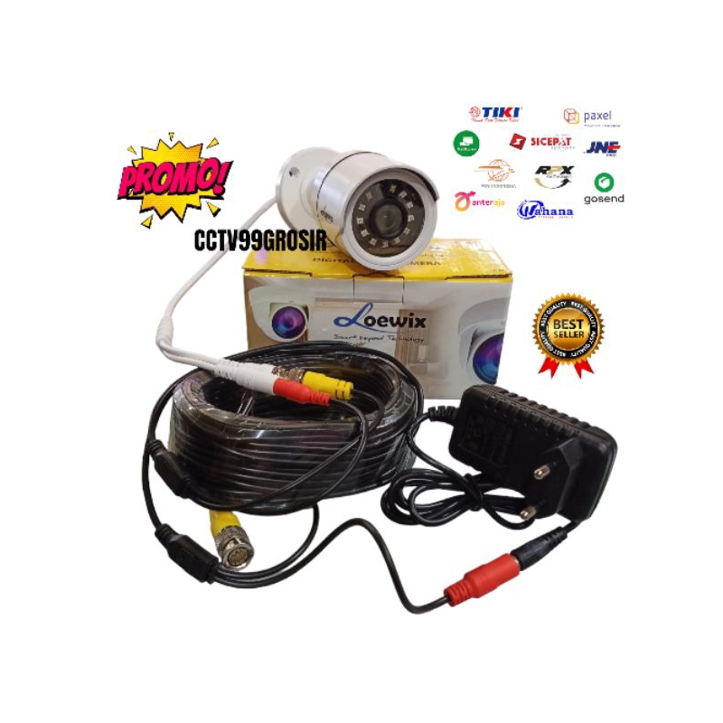 OUTDOOR ANALOG แพ็คเกจกล้องวงจรปิด / สามารถใช้งานได้หลากหลายทีวี