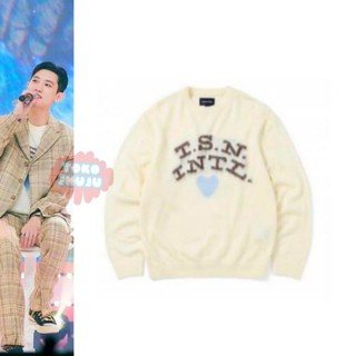 Chanyeol ISNINTL เสื้อกันหนาว สีฟ้า