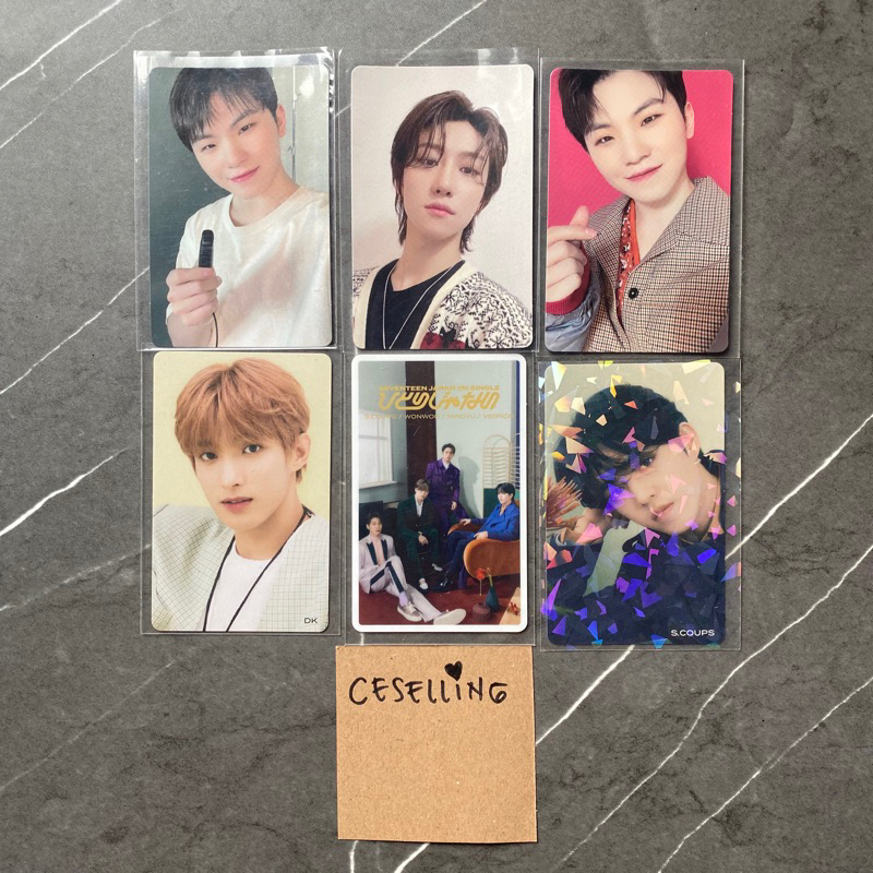 SEVENTEEN - Not Alone Hitorijanai Hitori Janai Japan 3rd Single Official Photocard & HMV