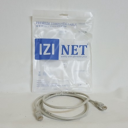 สายแพทช์ IZINET Cat5E 1.5M / สาย LAN Cat5E 1.5M / สาย LAN Cat5E 1.5M
