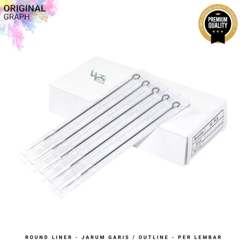 RL Tattoo Needle ( RL3 - RL5 - RL7 - RL9 - RL11) Coil - Needle Tattoo Round Liner Coil & Rotary - Pr