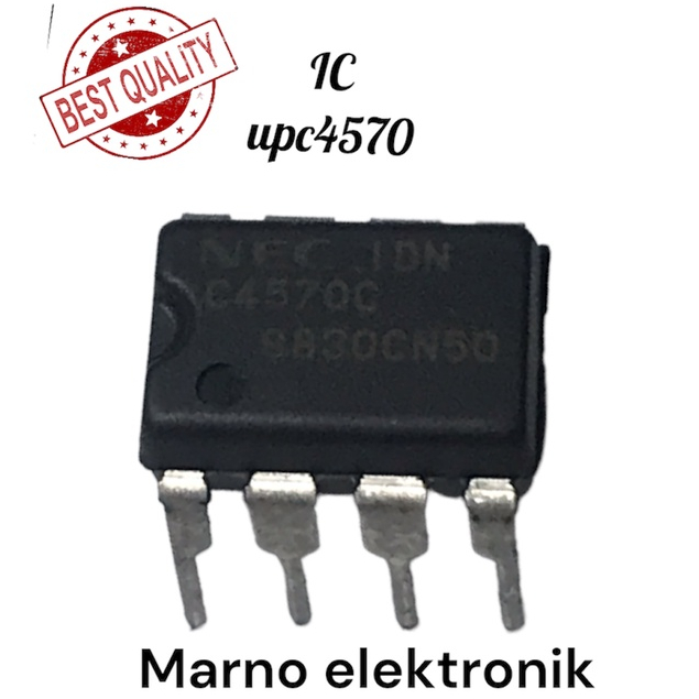 IC UPC4570C UPC 4570C UPC4570 UPC 4570 C4570C C 4570C C4570 FEET 2X4 เดิม