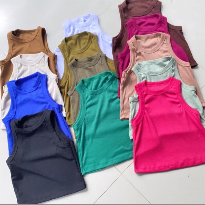 Tanktop Rib/Tanktop crop/Tanktop ซี่โครง/Tanktop ผู้หญิง/Tanktop ผู้หญิง/