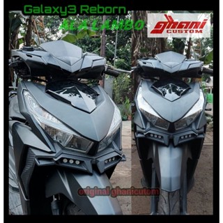 Winglet Galaxy 3rd ของแท้ ghanicustom Honda Vario/click 125i-150 2015-2017