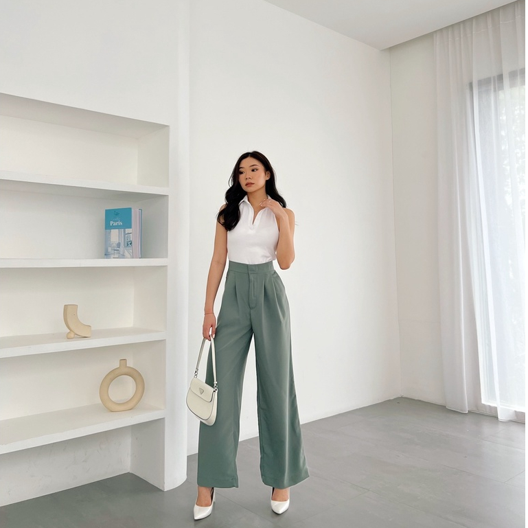 [ Marveile ] Posie Highwaist Pants / HW Cullote Pants