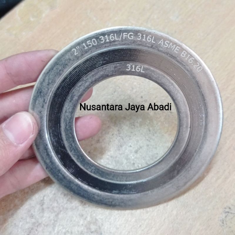 ปะเก็นแผลเกลียว SWG Ansi 150 สแตนเลส 316 2" นิ้ว DN 50