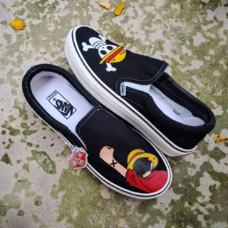 Vans Slipon Classic ONE PIECE Series รองเท้าลําลอง สวมหุ้มข้อ สําหรับผู้ชาย และผู้หญิง คุณภาพดี นําเข้าจากจีน