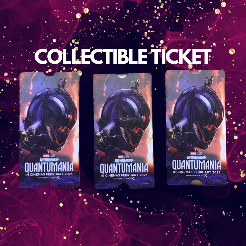 [ Collectible Ticket OFFICIAL ] Buttonscarves - Ant-Man และ The Wasp Quantmania