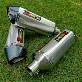 ท่อไอเสียรถแข่ง akrapovic titan Kite inlet 50/51 มม. เสียงนุ่ม