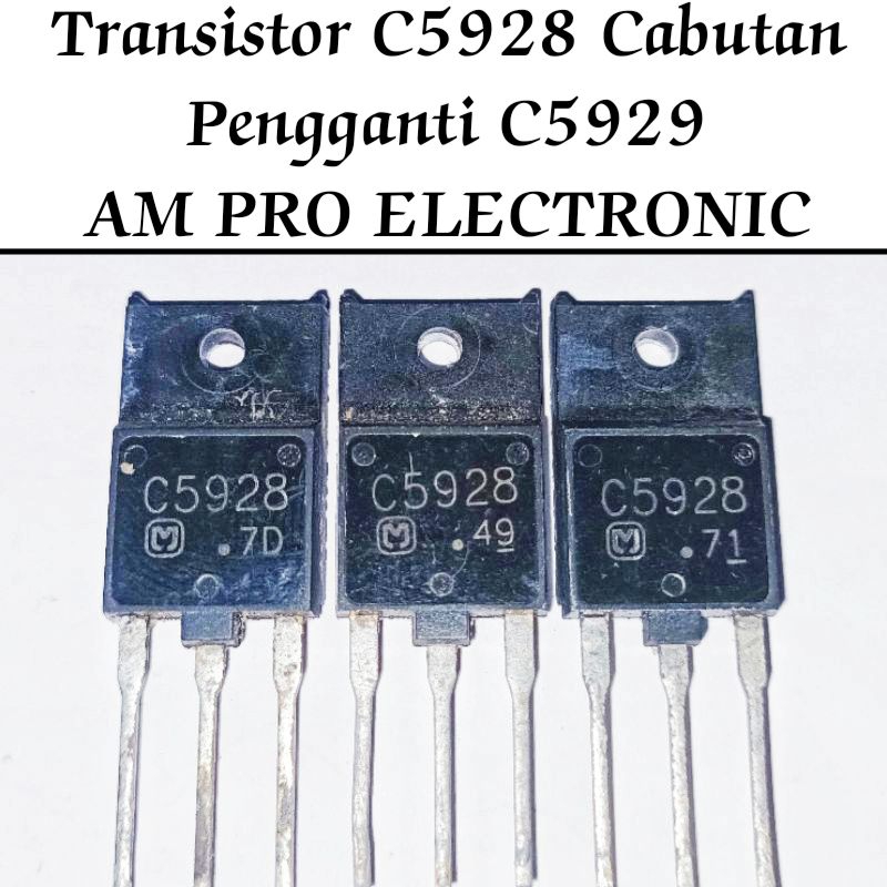 TR C5928 เปลี่ยน C5929 ทรานซิสเตอร์ถอด