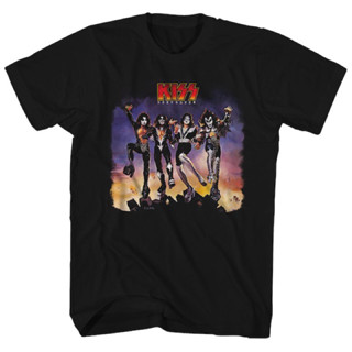 เสื้อยืด พิมพ์ลายวง Kiss Destroyer