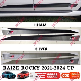 สติกเกอร์ติดด้านข้างรถยนต์ สีดํา สีเงิน 2021 2022 2023 GR