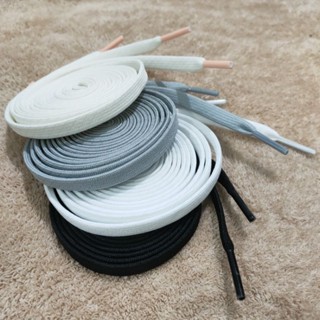 เชือกผูกรองเท้าแบบแบนโพลีเอสเตอร์ระดับพรีเมียม8มม-120ซม