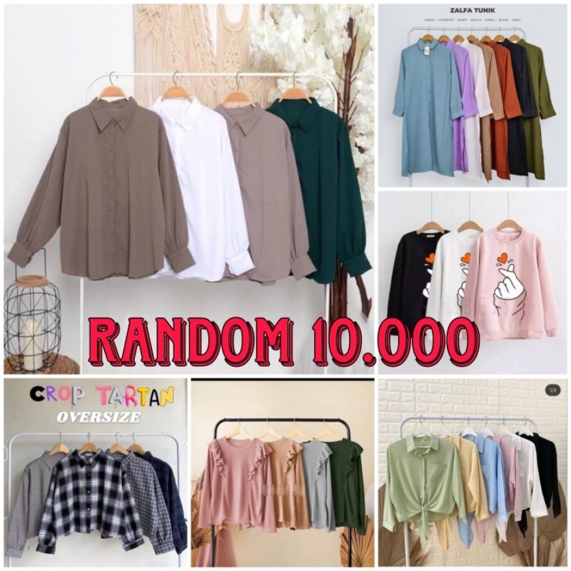 WAREHOUSE RANDOM TOP - SUPRISE BLOUSE TUNIC RANDOM SWETER