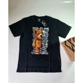 เสื้อยืดผ้าฝ้าย พิมพ์ลายหมี Teddy Bear TB10 WOLFLINE Original Tiedye 24