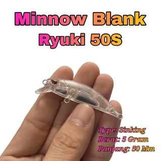 ตาเปล่า Minnow ryuki 50s 5 กรัม