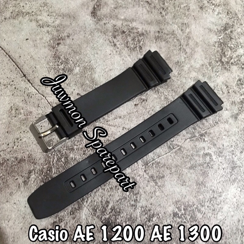สายนาฬิกายาง Casio AE1200 AE1300 AE 1200 AE 1300 สายนาฬิกา