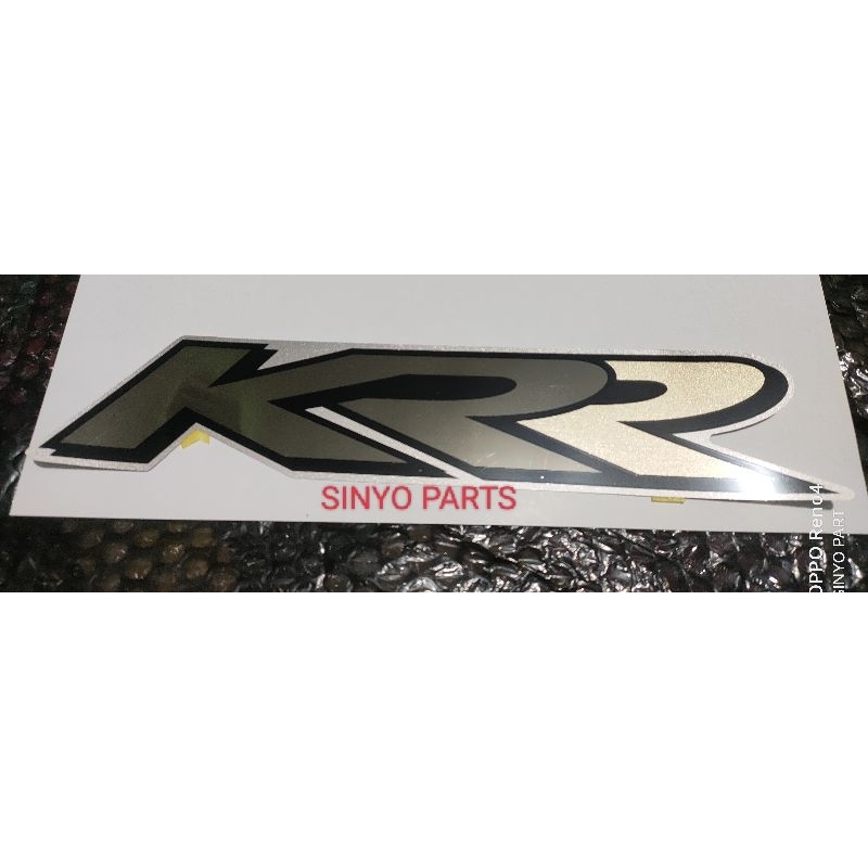 สติ๊กเกอร์ KRR STRIPING KRR ZX 150 SILVER ORIGINAL KAWASAKI
