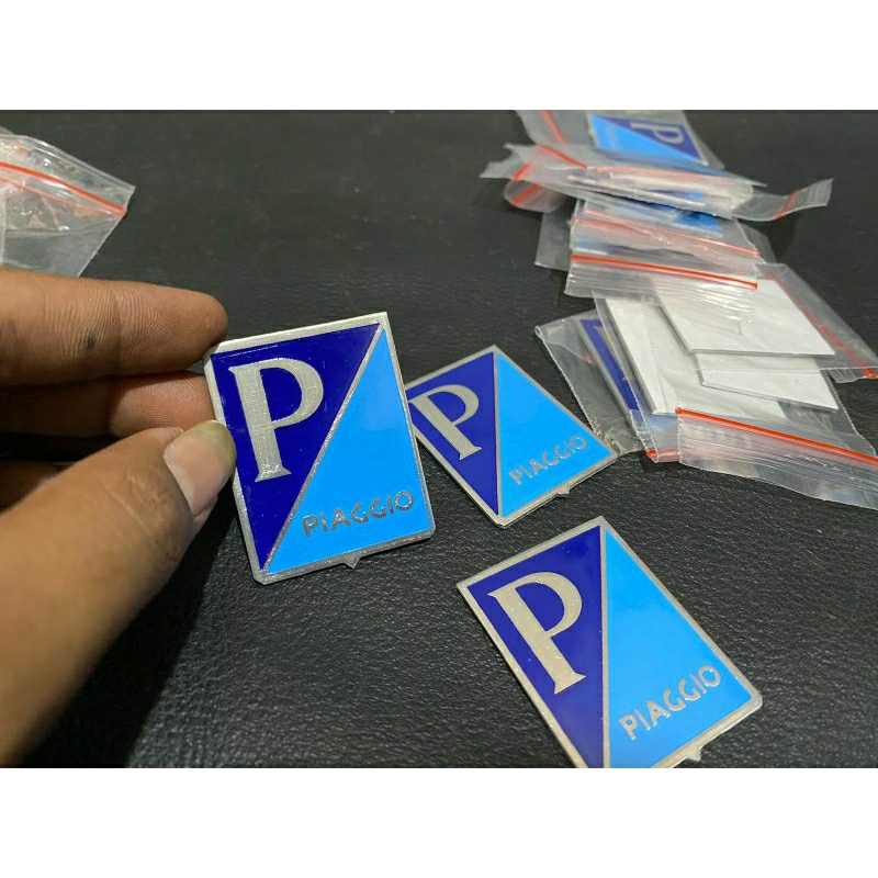 โลโก้สัญลักษณ์ผูก vespa p/ coret piaggio อลูมิเนียมนูนรายละเอียดเดิม vespa super vbb wn vl vnb ฯลฯเช่นนําเข้าใหม่ขายส่งขายปลีก
