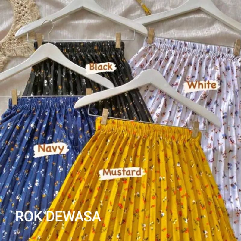 JASMINE FLOWER MOTIF PRISKET SKIRT