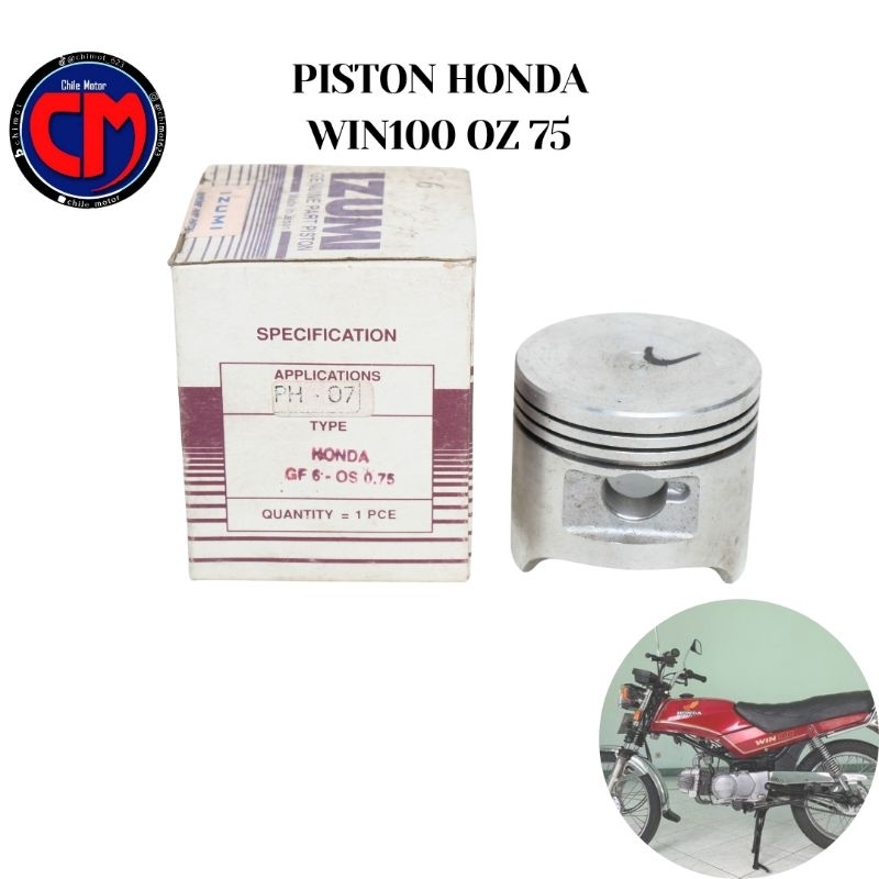 ชุดแหวนลูกสูบ Honda Win 100 Oz 75 Izumi Made In Japan