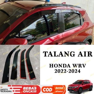 ที่บังแดดด้านข้าง สีดํา สําหรับ Honda WRV WR-V 2022 2023 2024
