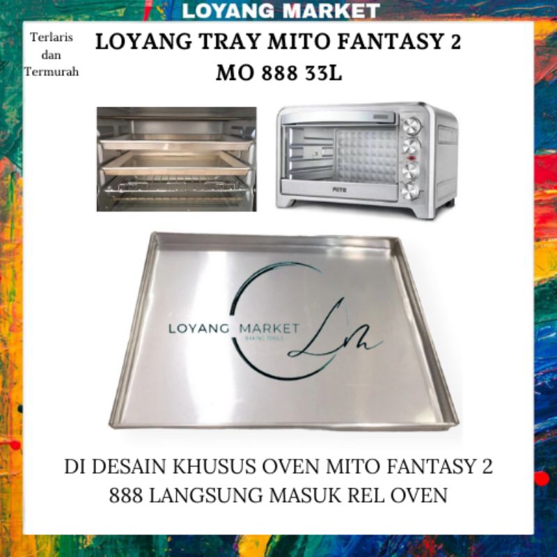 Mito new fantasy 2 ถาดเตาอบ Pan mo-888 ความจุ 33l