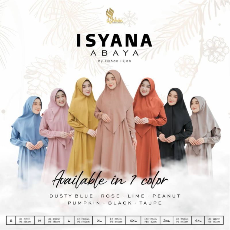 Dannis ABAYA โดย ISKHAN ❣️ ชุดเดรสเท่านั้น ❣️ Gamis Center
