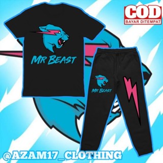 ชุดเสื้อเชิ้ต Jogger Mr Beast Youtuber Mr Beast สําหรับเด็กผู้ชาย และเด็กผู้หญิง