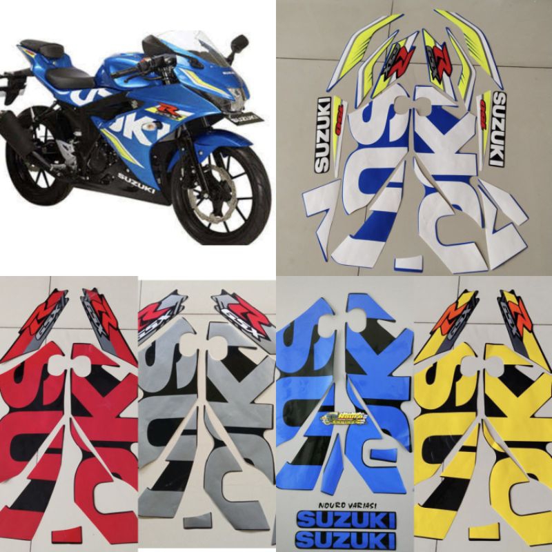 Striping Suzuki GSX 150 r 2017 ตัดแต่งตัวถังมาตรฐาน