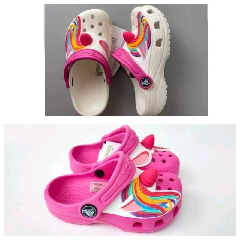 Crocs Kids Unicorn Horn Sandals / Crocs Kids Unicorn Horn Sandals