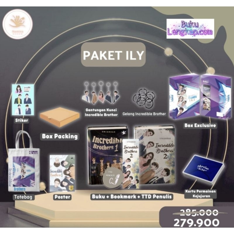 Incredible Brothers 1 & Incredible Brothers 2 brother - นวนิยายต้นฉบับ Unianhar