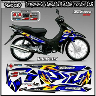 สติกเกอร์ ลาย Suzuki smash Titan Striping สําหรับติดตกแต่งรถยนต์ Titan 115