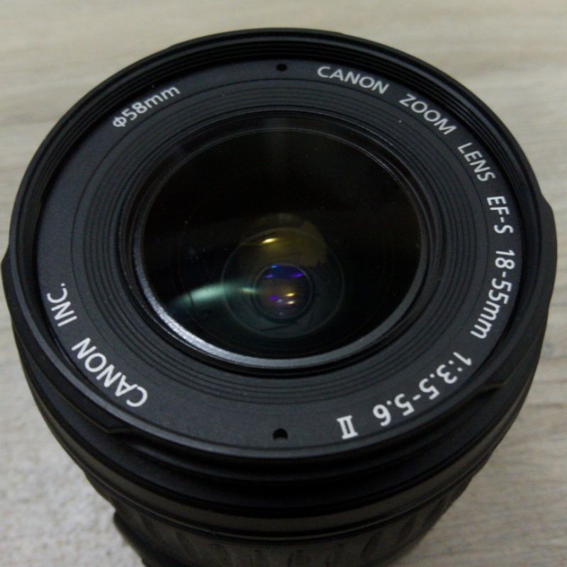 Canon EFS เลนส์ 18-55 มม. ทําความสะอาดเรียบ ปกติ